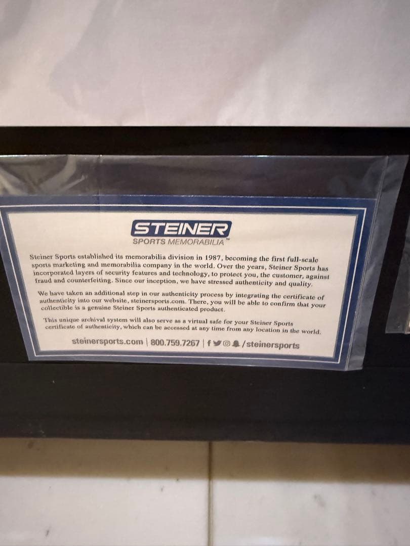 2018年デビュー記念 大谷翔平 直筆サインボール 展示額セットMLB認証シール