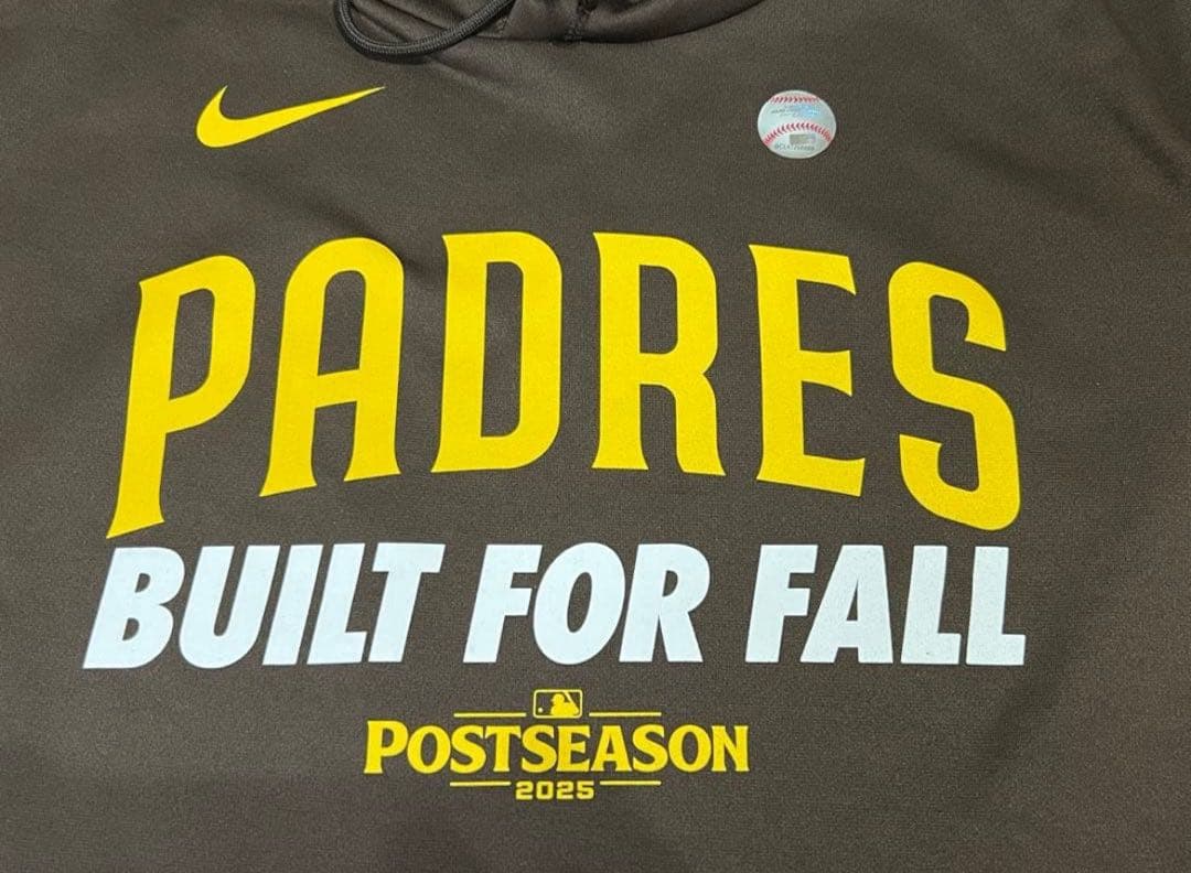 サンディエゴ・パドレス 2025ポストシーズン 限定パーカー サイズL