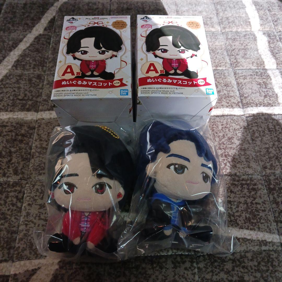 一番くじ Mrs. GREEN APPLE A賞ぬいぐるみマスコット 2種