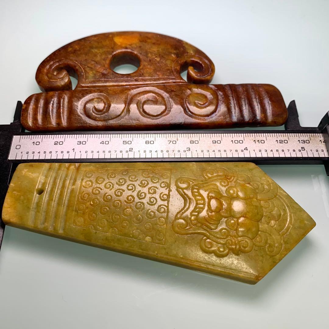 旧蔵時代物文房具　万年の歳月が育んだ 魂の結晶高古玉 天然玉石　文鎮レア本物保証