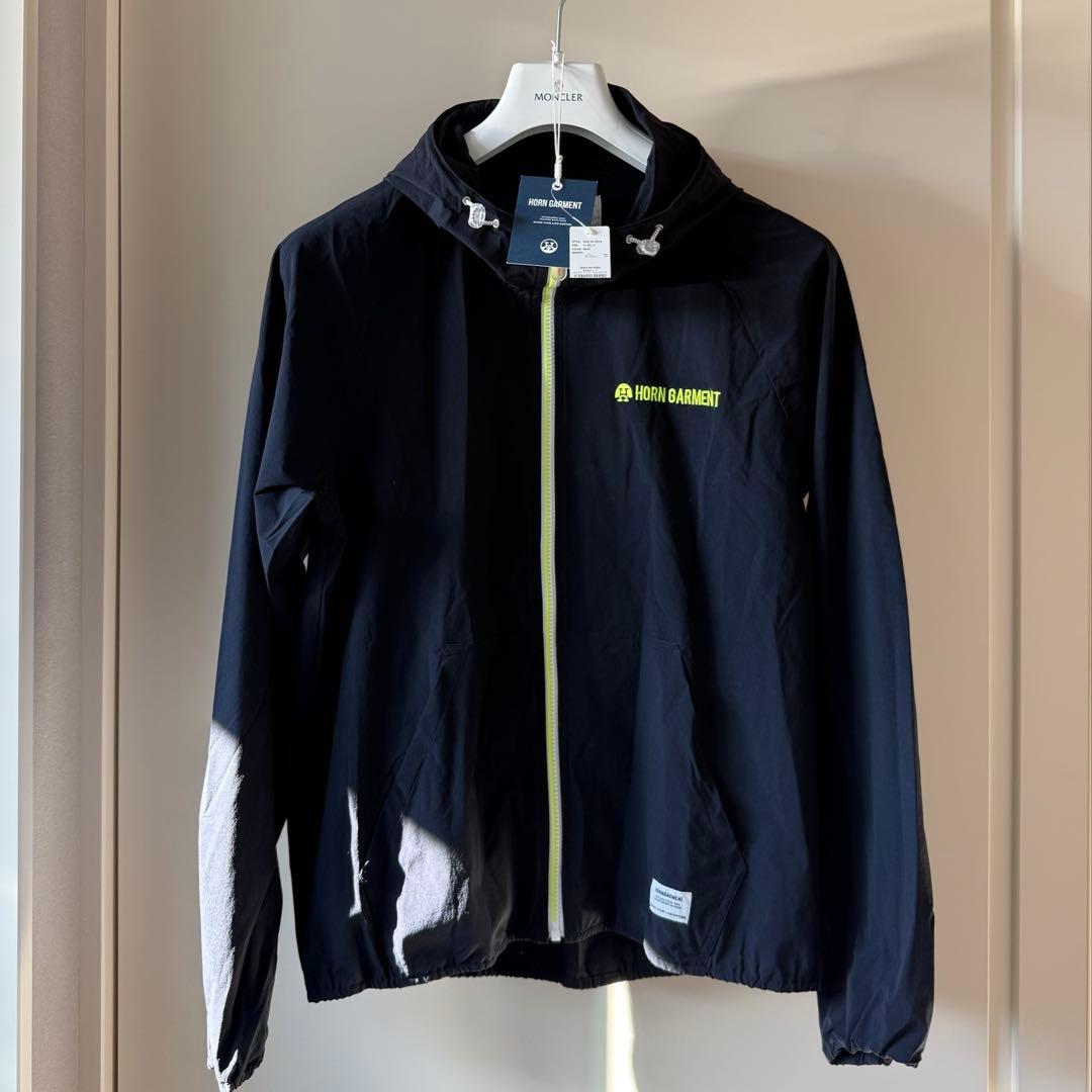 美品 ★ ホーンガーメント ナイロン パーカー ジャケット MARK&LONA