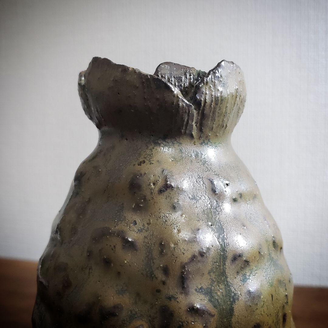 一輪挿し　花器　フラワーベース　花瓶　作家物　花片　花弁