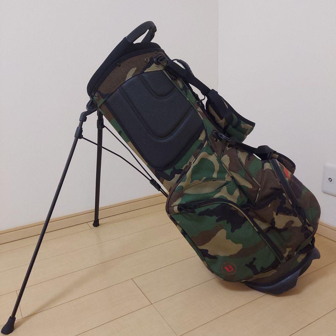 BRIEFING ブリーフィング キャディバッグ スタンド カモフラ ★美品