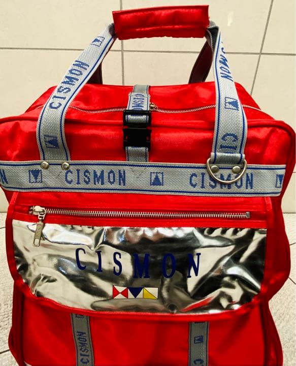 【使用1回のみ】シスモン　スキーバッグ　キャスター付　背負える　斜めがけ　赤　s