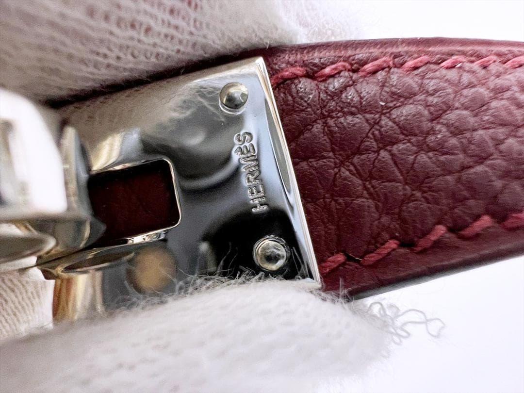 使用感なし　HERMES　エルメス　ケリー　ドッグリード　レザー　ペット　□I