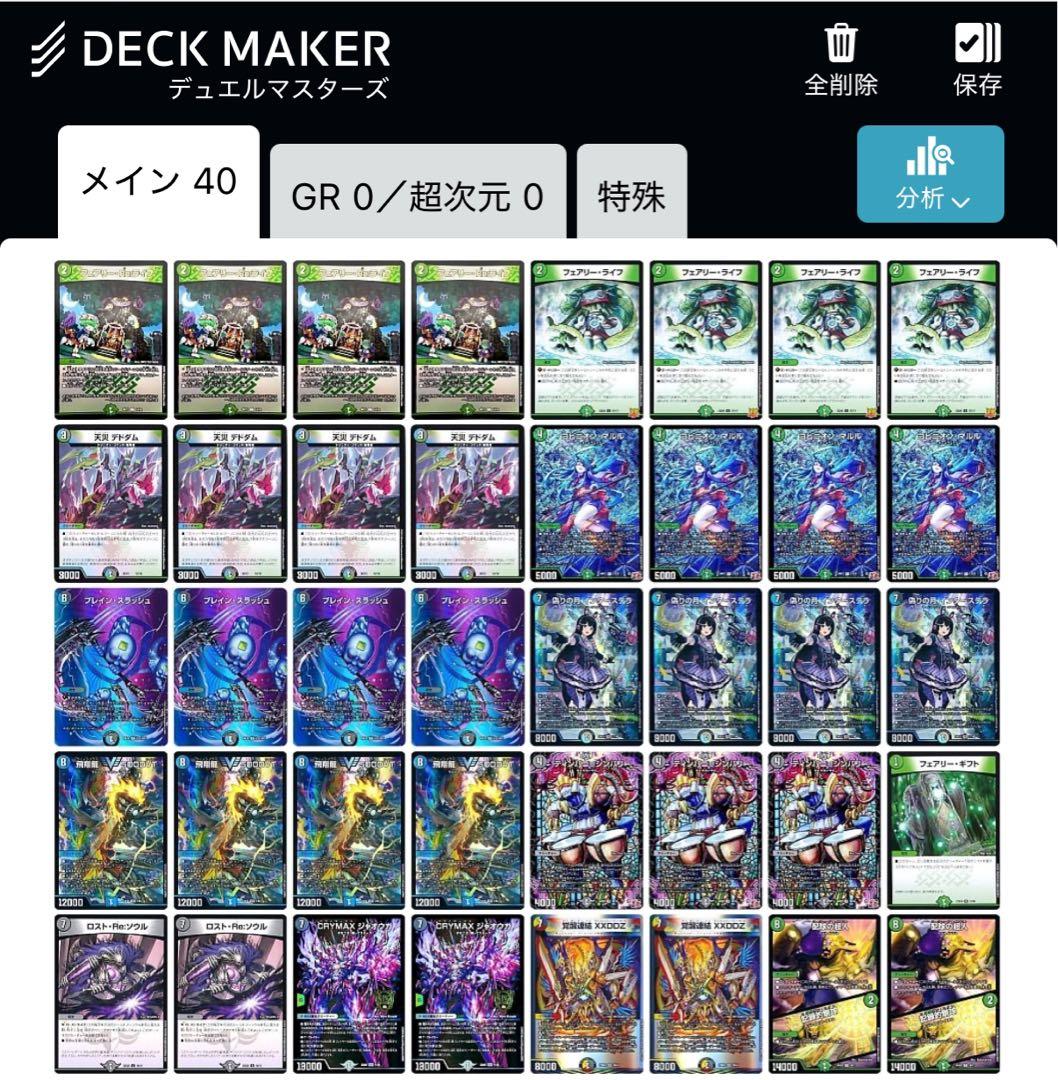 アナカラーマルル　環境デッキ1