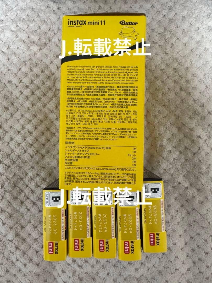 【新品未使用未開封】BTS チェキFUJIFILM instax mini 11