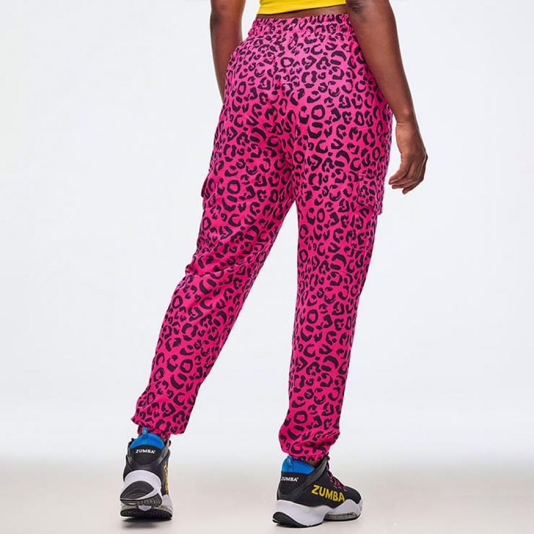 新品　正規品　ズンバ　X S ヒョウ柄　ピンク　パンツ