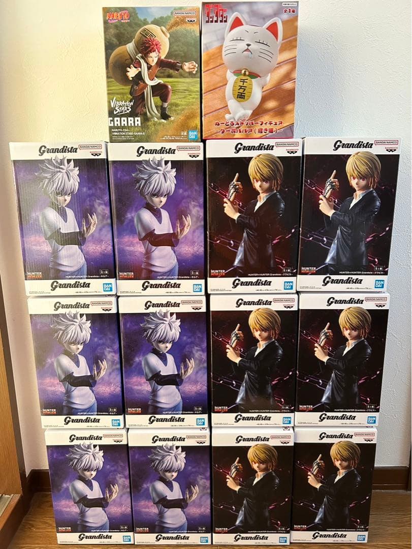 最新プライズフィギュア14体　ハンターハンター　ナルト　ダンダダン