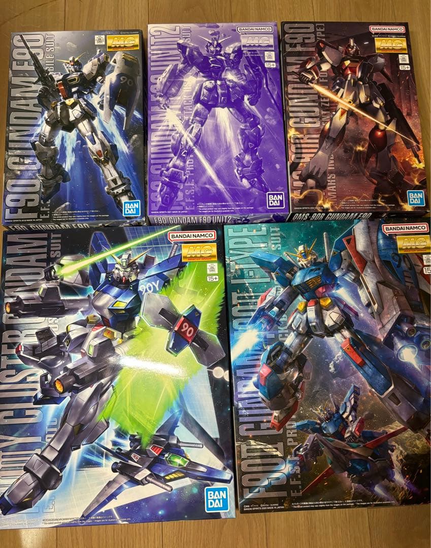 MG 1/100 ガンダムF90 ミッションパック　新品セット