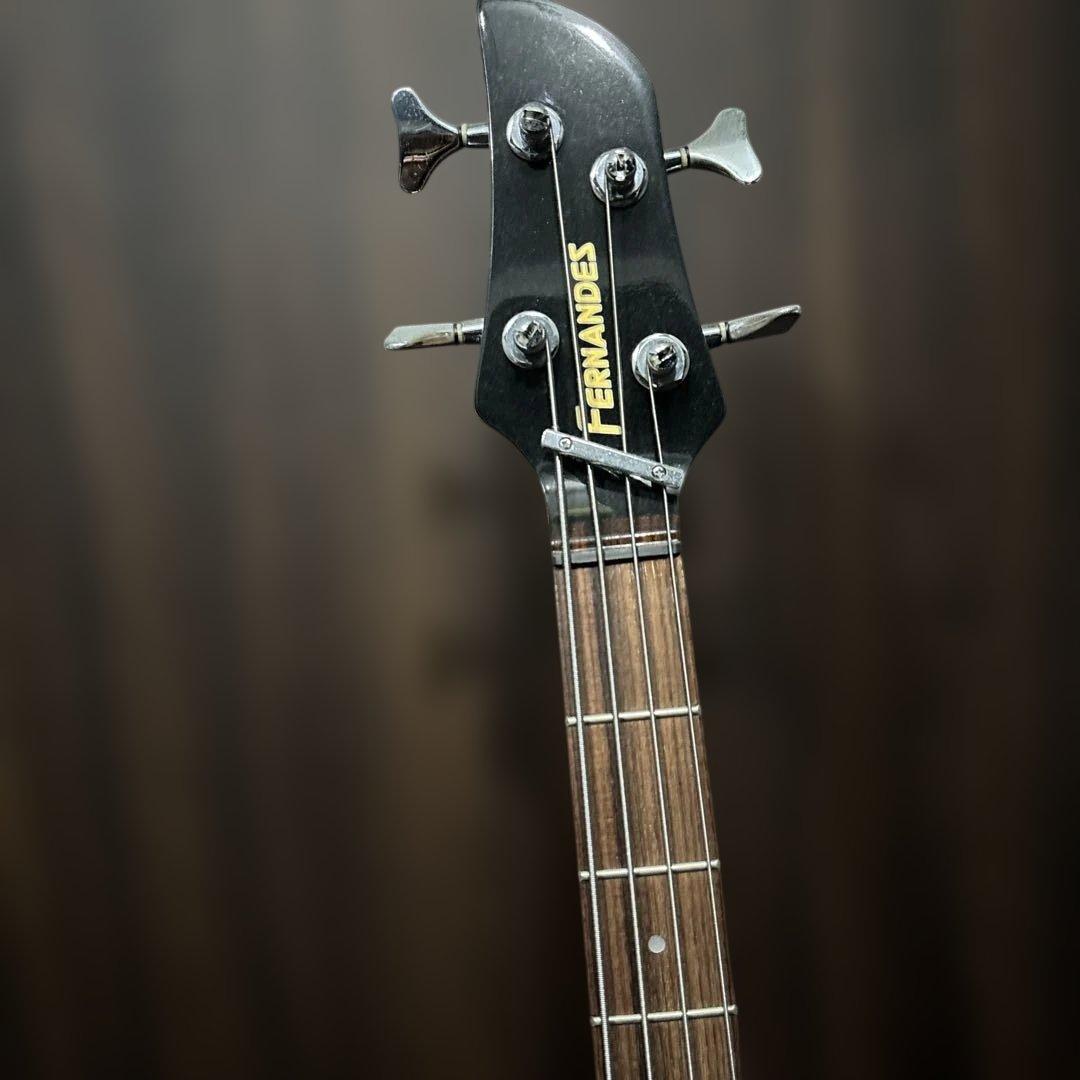 本日値下げ。FERNANDES エレキベース ブラック/グレー