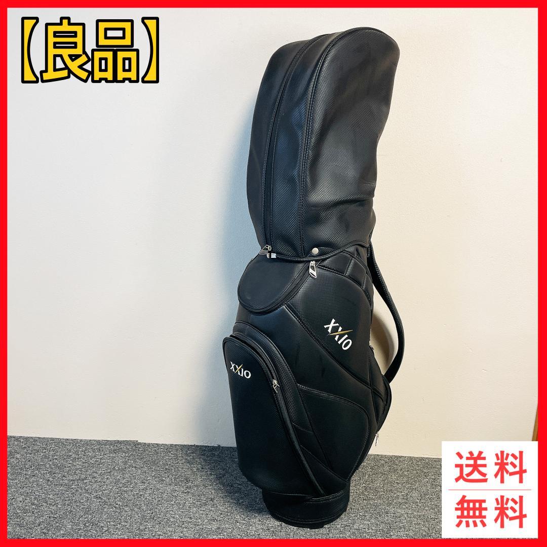 XXIO ゼクシオ キャディバッグ 5分割 カーボン調 ブラック 黒