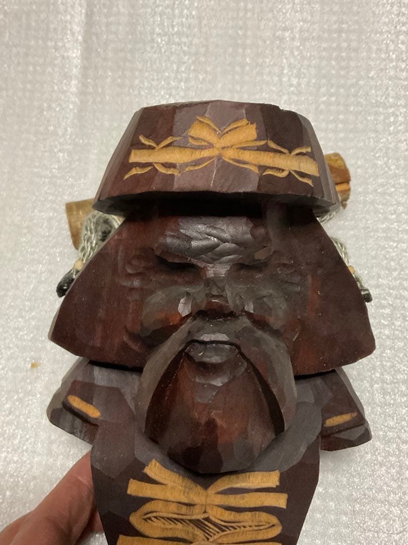 中年コロポックル・エカシ壁掛け人形。【1978年／阿寒湖のユーカラ堂で購入した】