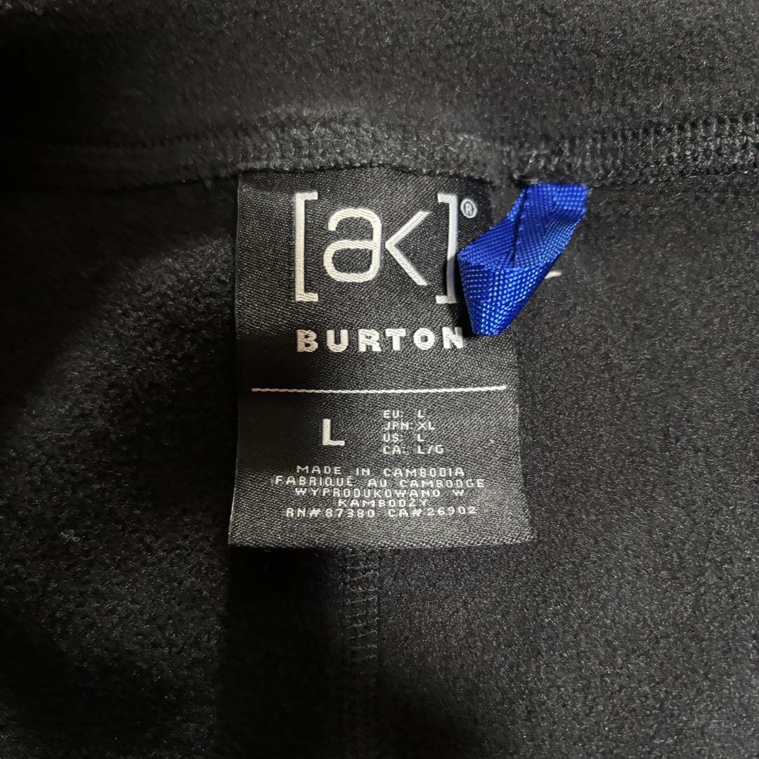 つぶ aK BURTON　ベイカー ストレッチ フルジップ フリース