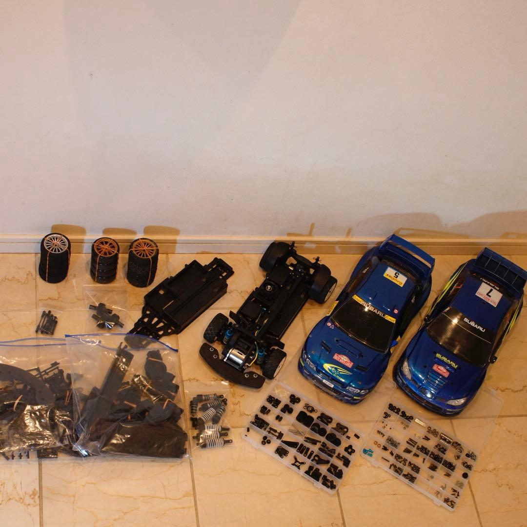 タミヤ　XV01シャーシ　オプションパーツ使用　ほぼ1台分の交換部品も付属！