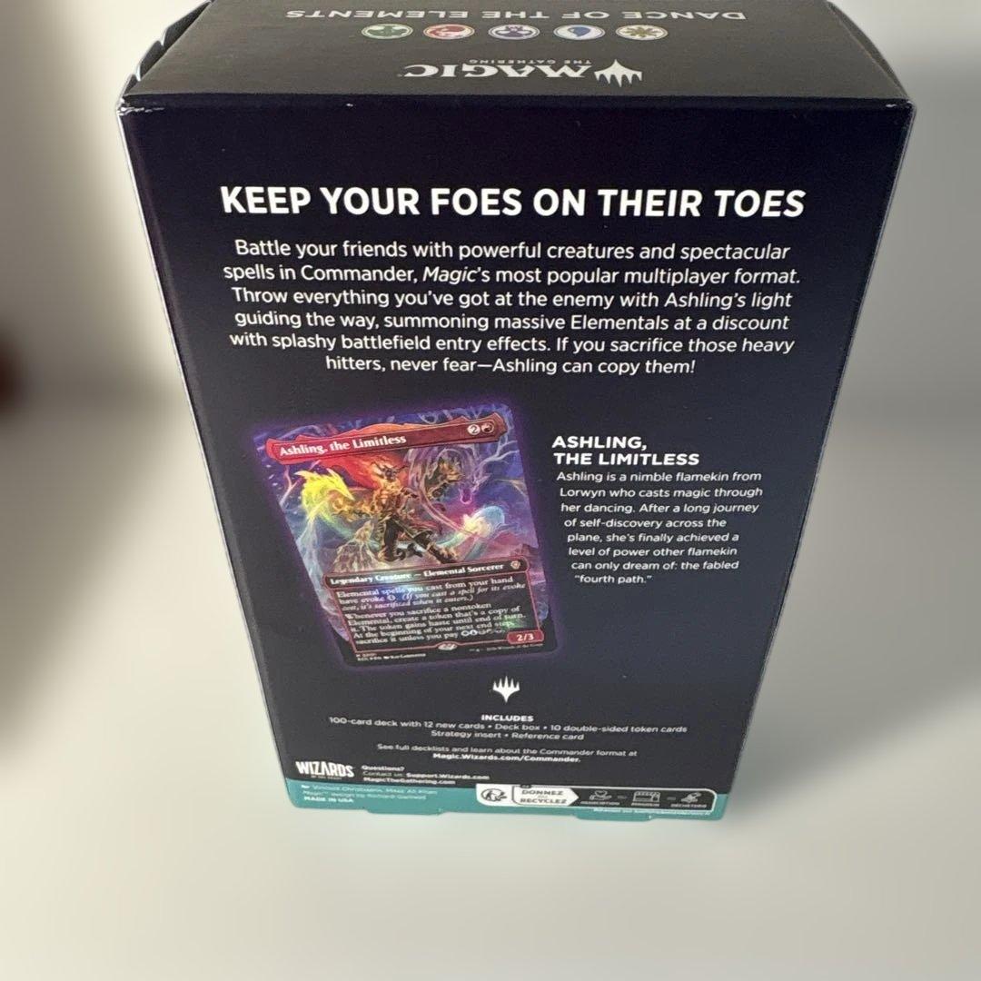 バ*ン様 英語版　ローウィンの昏明 統率者デッキ エレメンタルの舞踊