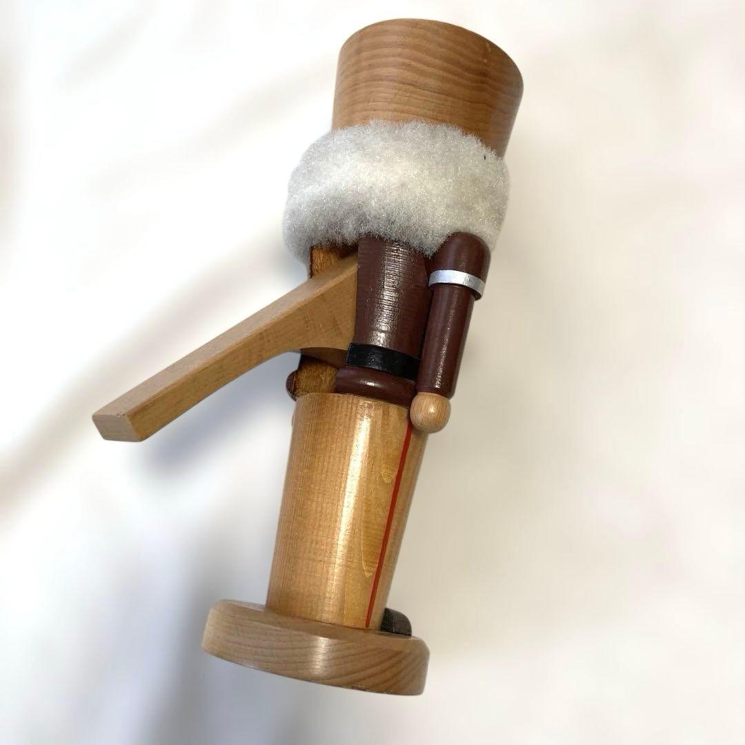 東ドイツ製 エルツ山地 アンティーク伝統的木製くるみ割り人形 28cm