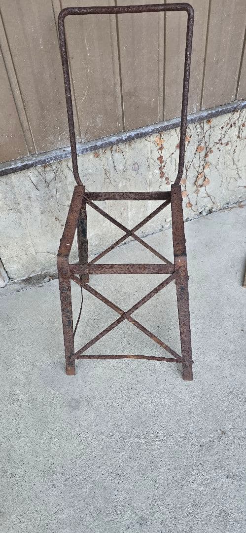 アンティーク アイアンチェア 一点もの｜鉄製 ガーデンチェア 店舗什器