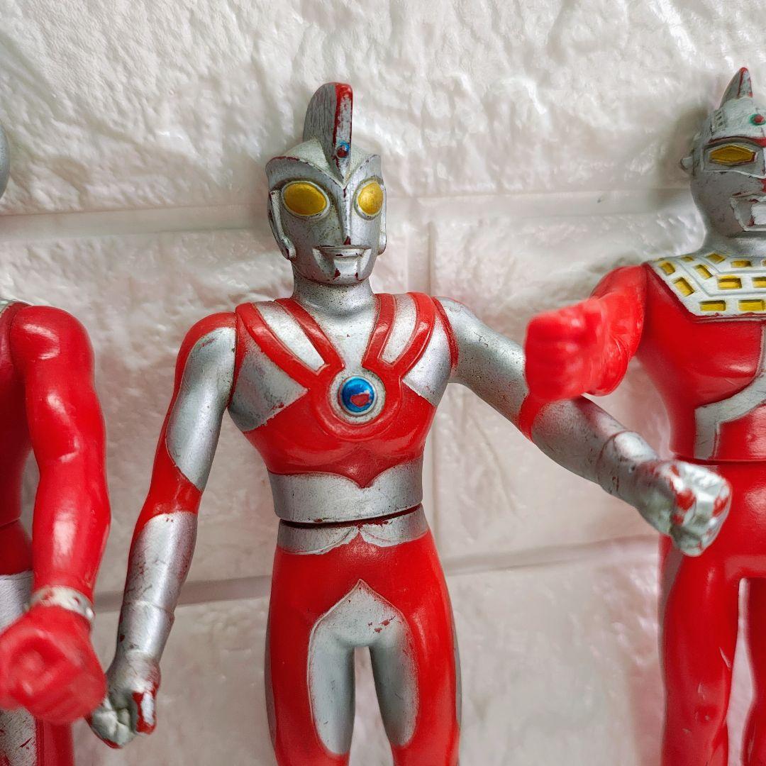 ウルトラマン 昭和ソフビ 3体まとめ 1983・1984年 ビンテージ