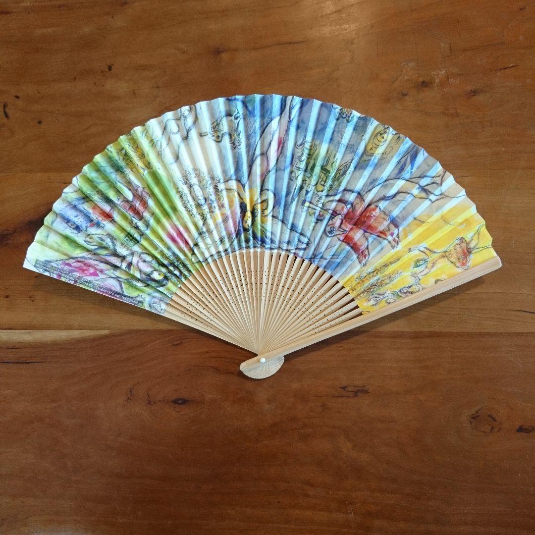 ♪扇子　 マルク・シャガール　Marc Chagall　巨匠　せんす♪