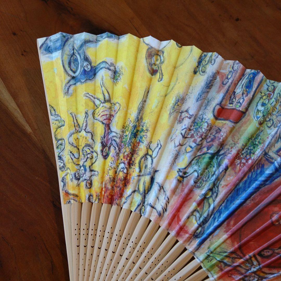 ♪扇子　 マルク・シャガール　Marc Chagall　巨匠　せんす♪