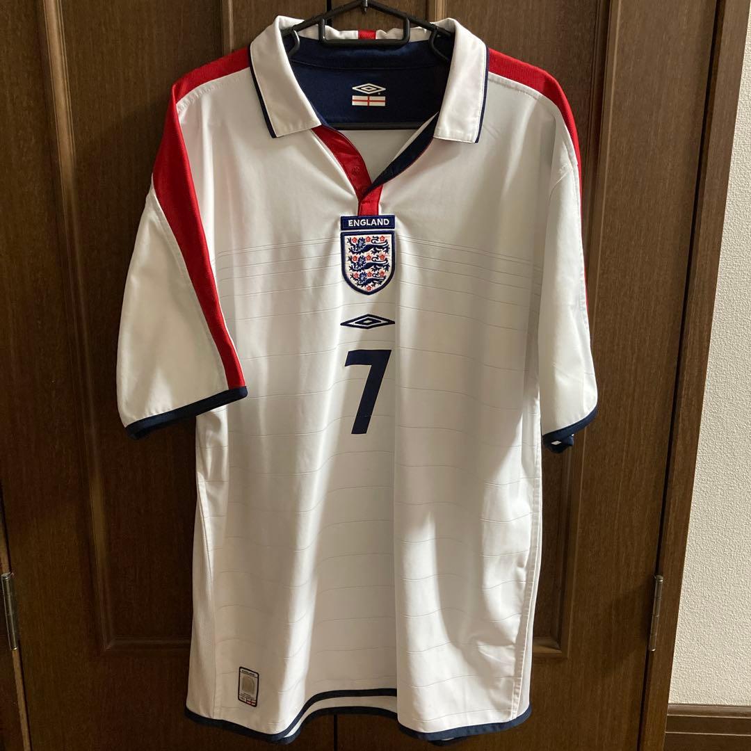 イングランド代表　ベッカム　03-05 ユニフォーム　柴田ひかり