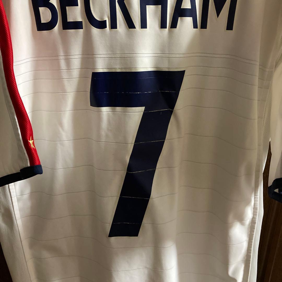 イングランド代表　ベッカム　03-05 ユニフォーム　柴田ひかり