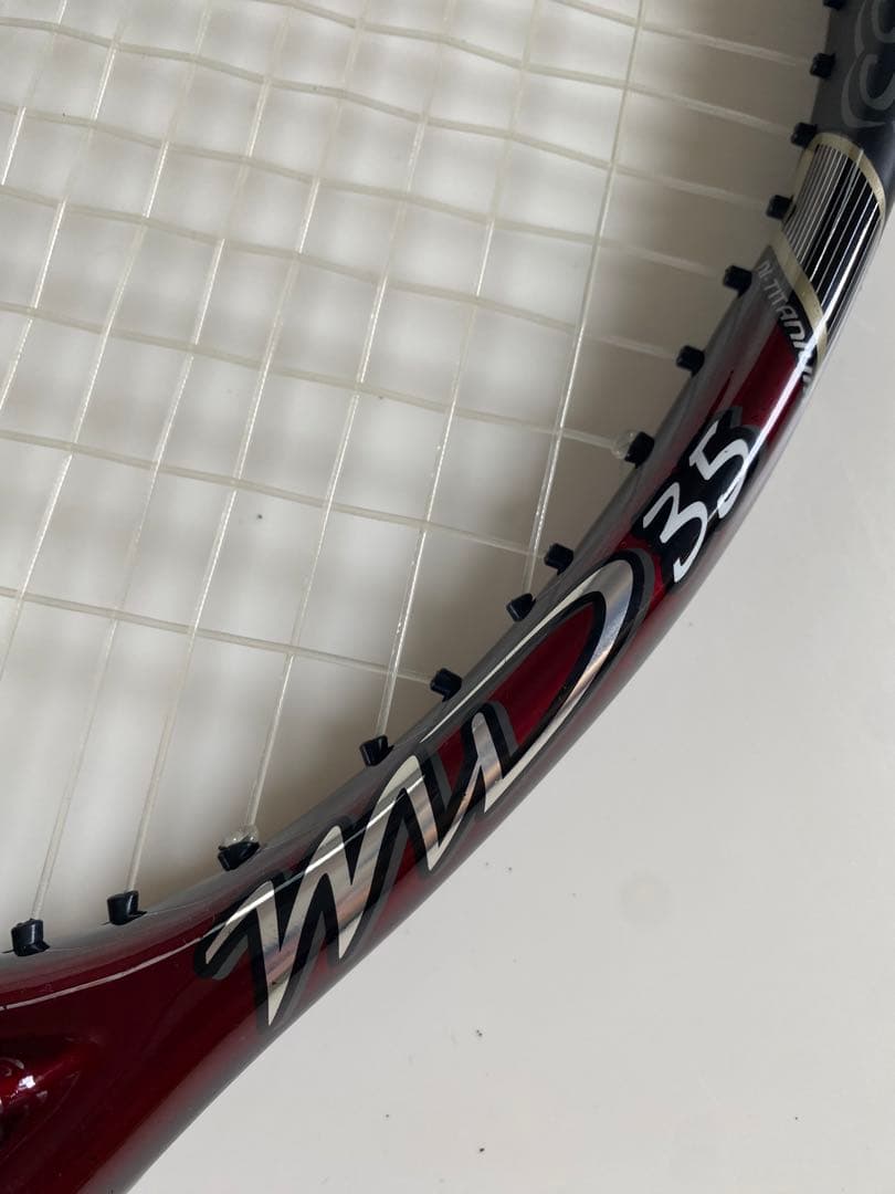 未使用 テニスラケット ブリヂストン ウィングビーム MD 35 ケース付き