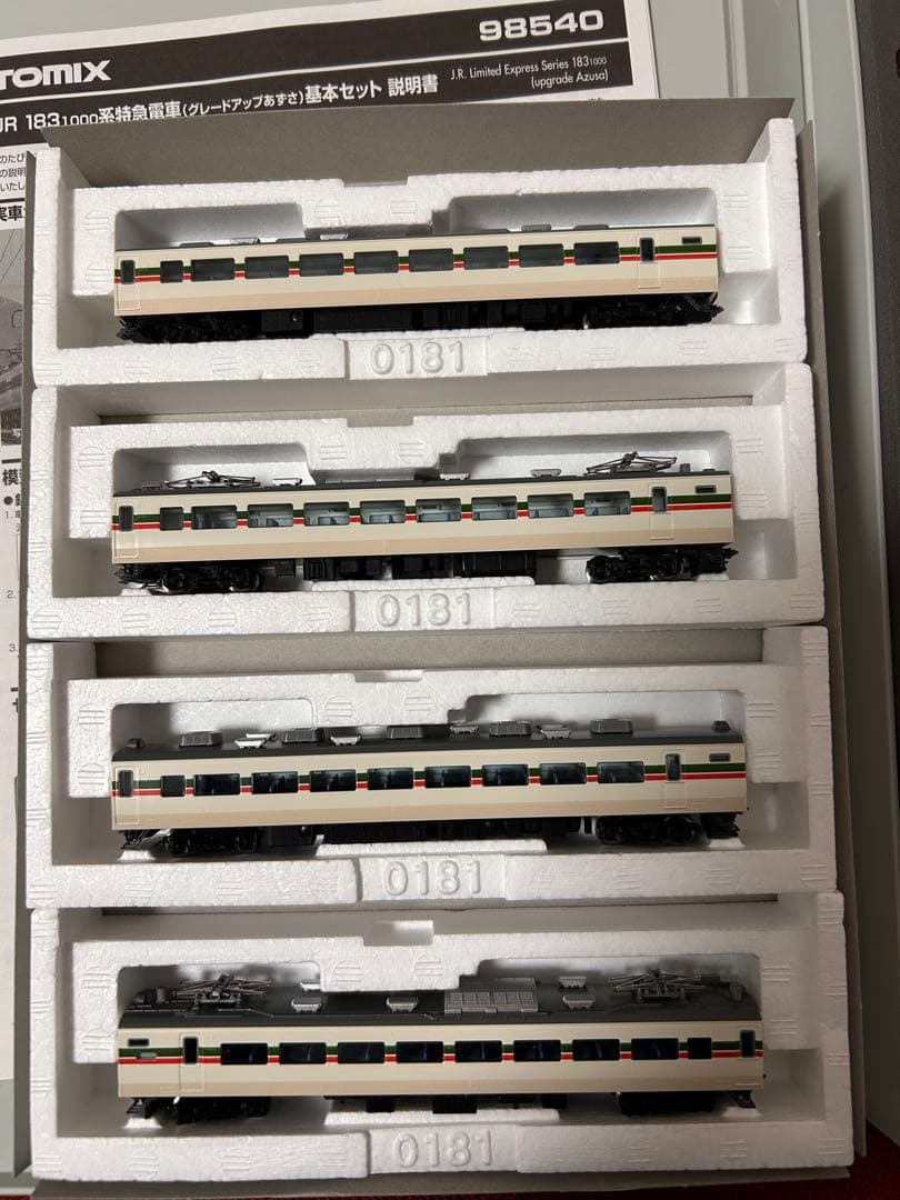 TOMIX JR 183系　グレードアップあずさ　基本増結セット