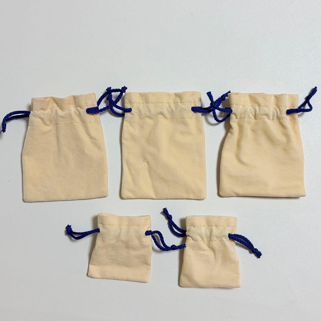 美品　ルイヴィトン　アクセサリー用保存袋　巾着袋　10枚セット　ベロア