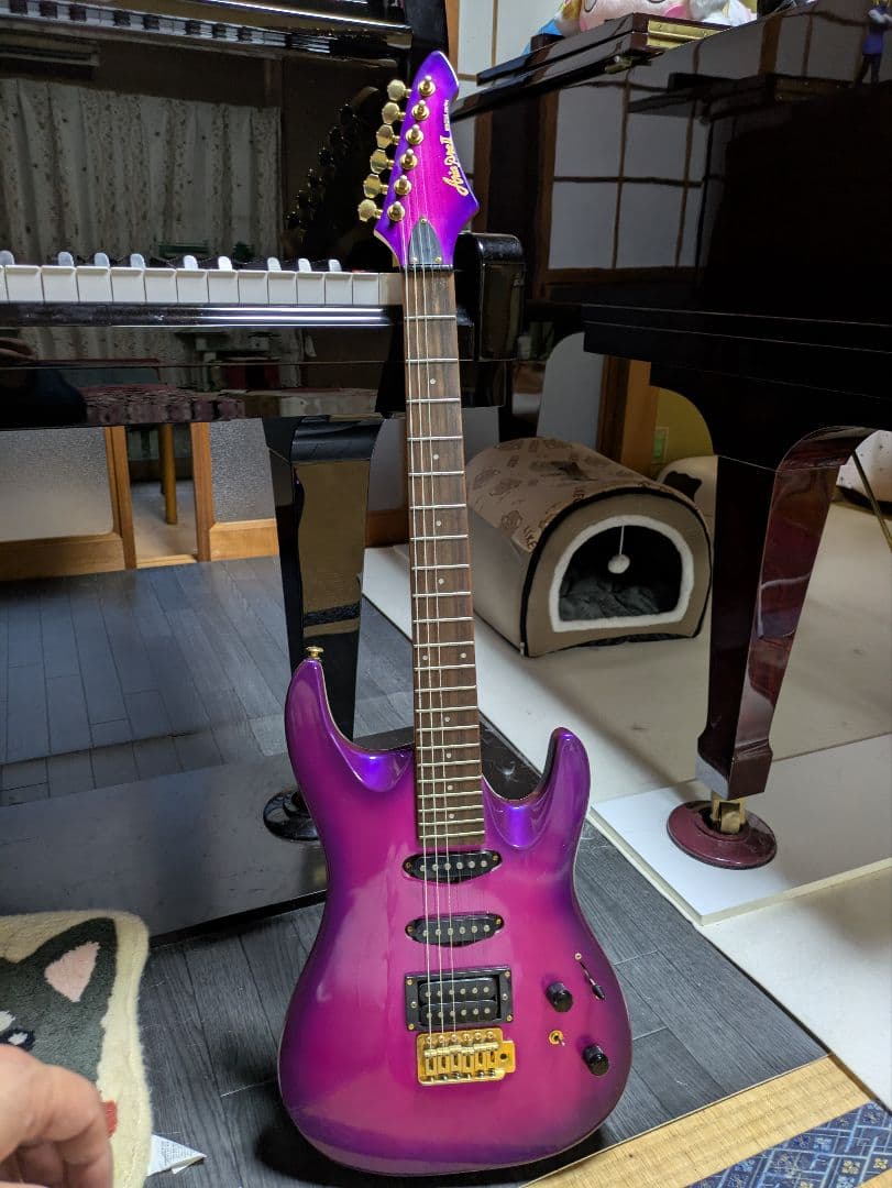 アリアプロⅡ　パープル エレキギター