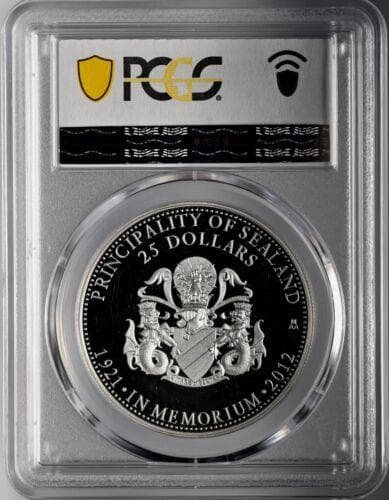 2012 $25 シーランド公国 初代プリンス ロイ・ベーツ