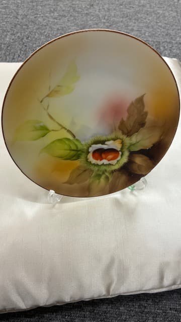 オールドNORITAKE陶磁器の葉と果実の皿