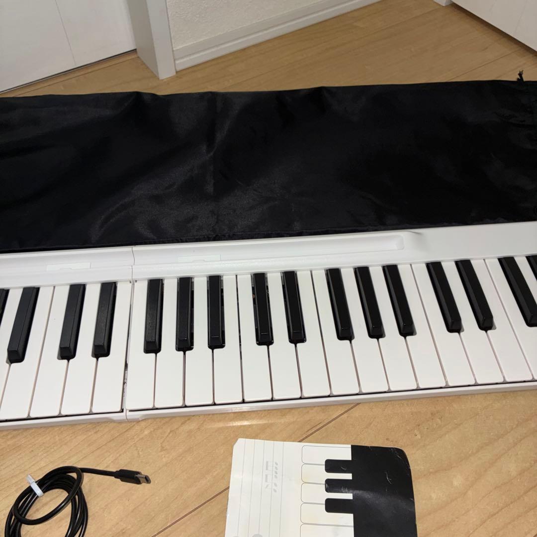 電子ピアノ キーボード 88鍵盤 コードレス 折りたたみ式 ON-THE-GO
