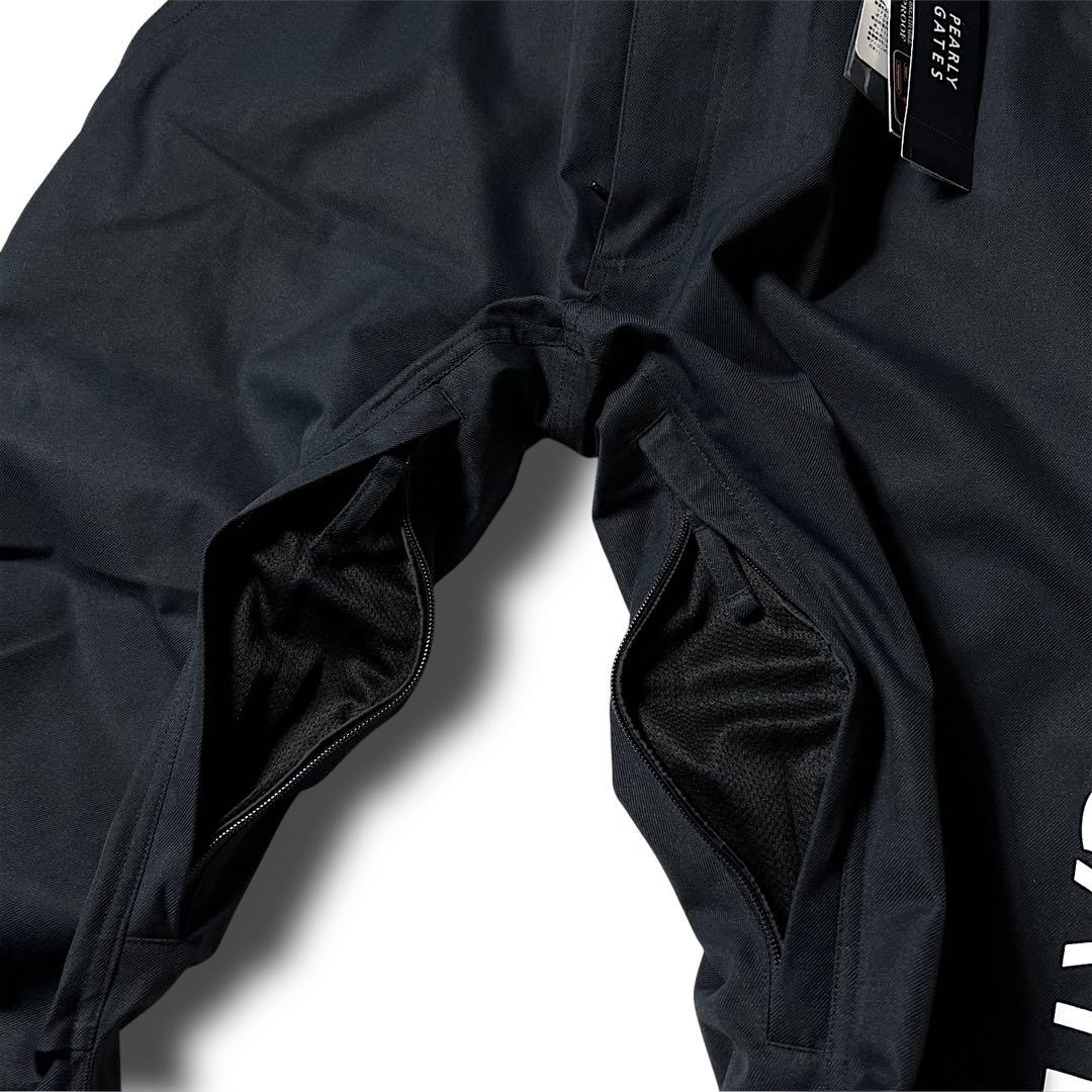 新品 パーリーゲイツ 定価3.9万 防汚防水防風 ストレッチ スノーウェア M紺