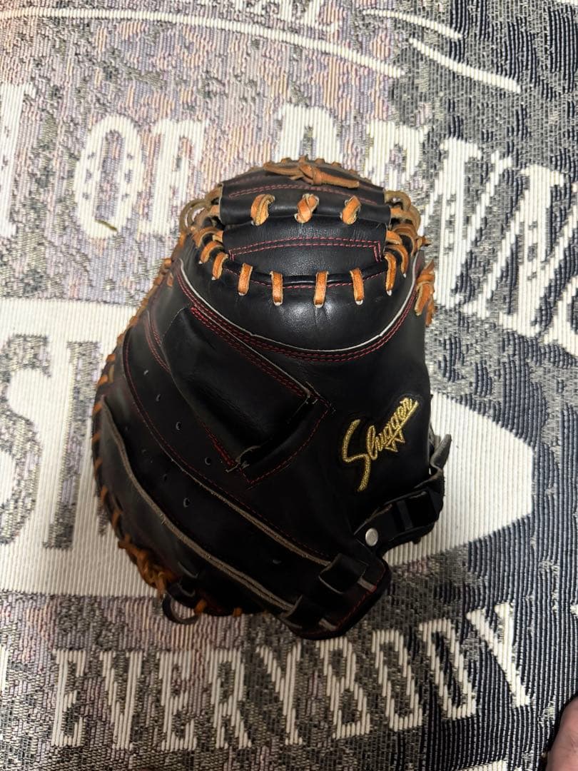 スラッガー　硬式 キャッチャーミット 黒