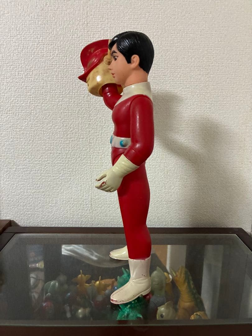 当時物　ブルマァク　レッドマン　面取れソフビ　約30㎝