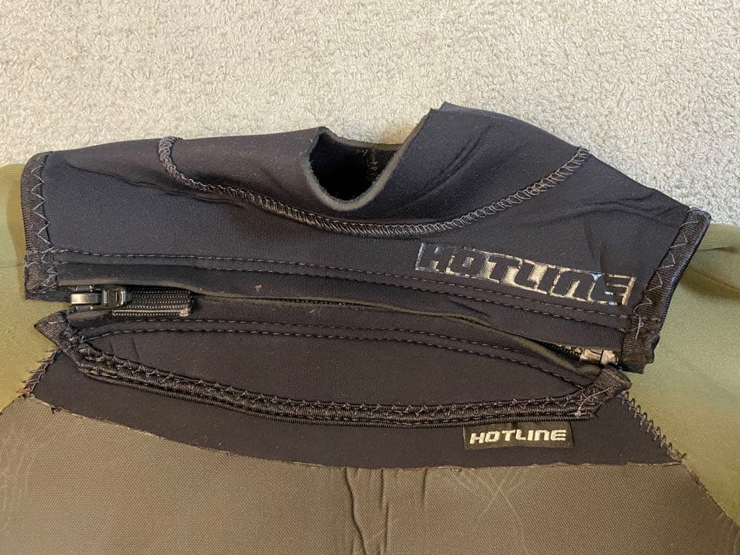 【値引】HOTLINE ウェットスーツ ブーツ付 4/3mm