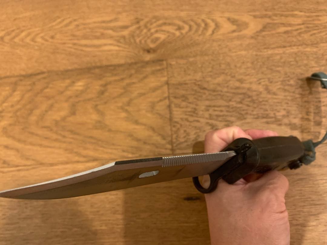 【実物】東ドイツ軍 6kh4AKM/AK74銃 剣バヨネット中古