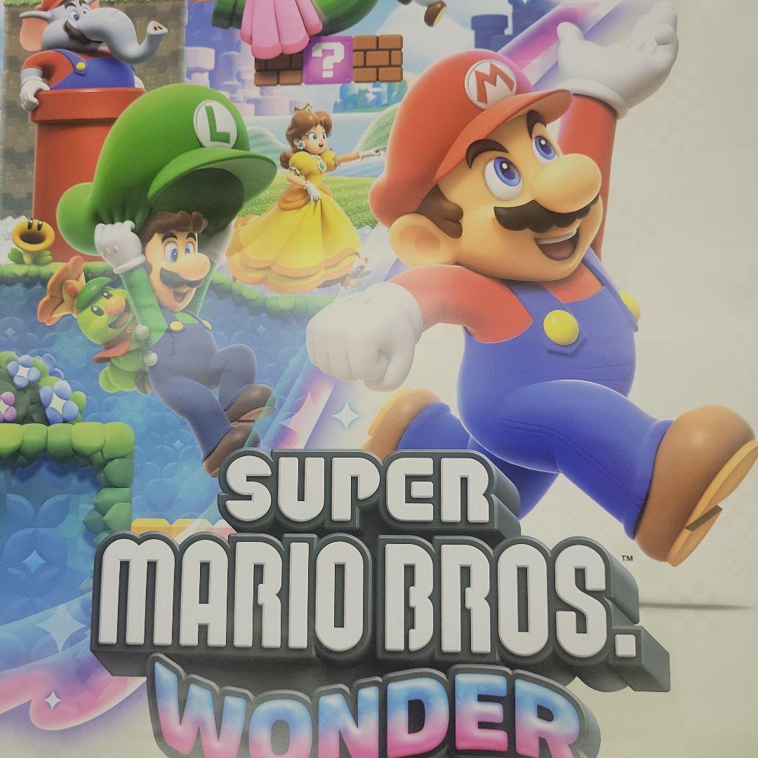 【非売品】任天堂スイッチ　スーパーマリオブラザーズ・ワンダー　ポスター２枚セット