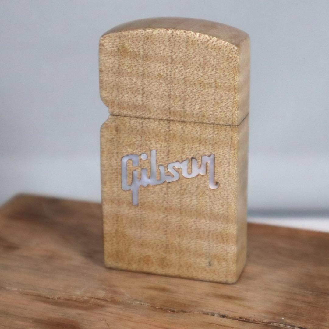 【希少】 Gibson ZIPPO USA 木製 ギブソン ジッポ ライター