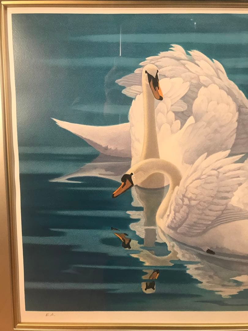 杉山寧　「淑」　リトグラフ　落款・エディション・作品証明シール有り