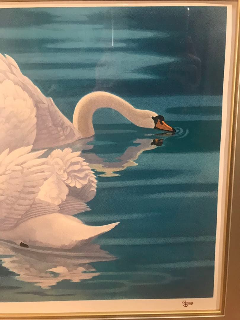 杉山寧　「淑」　リトグラフ　落款・エディション・作品証明シール有り