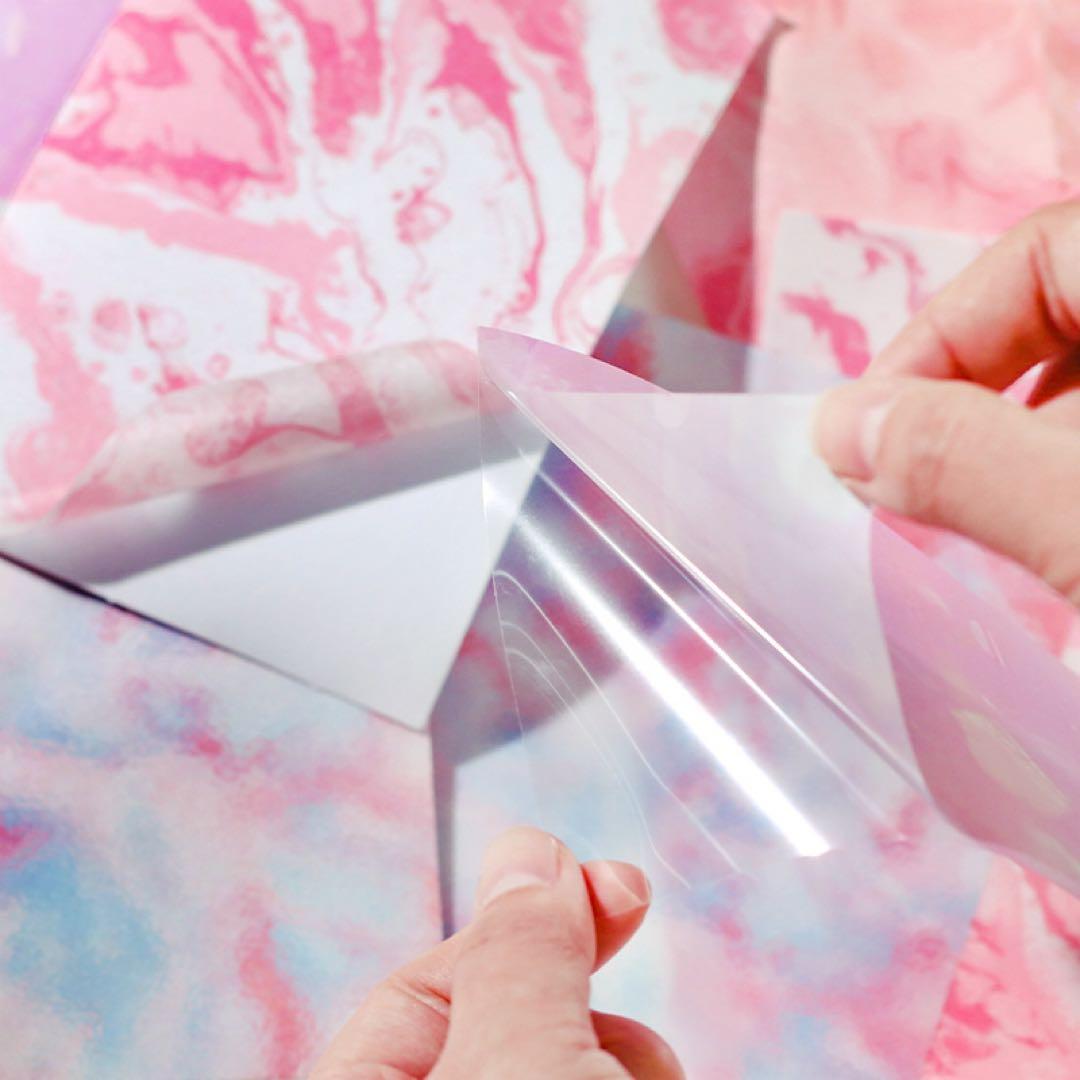 セール　夢影遊蕩シリーズ　清透INS風ベースステッカー　シール　6種　72枚