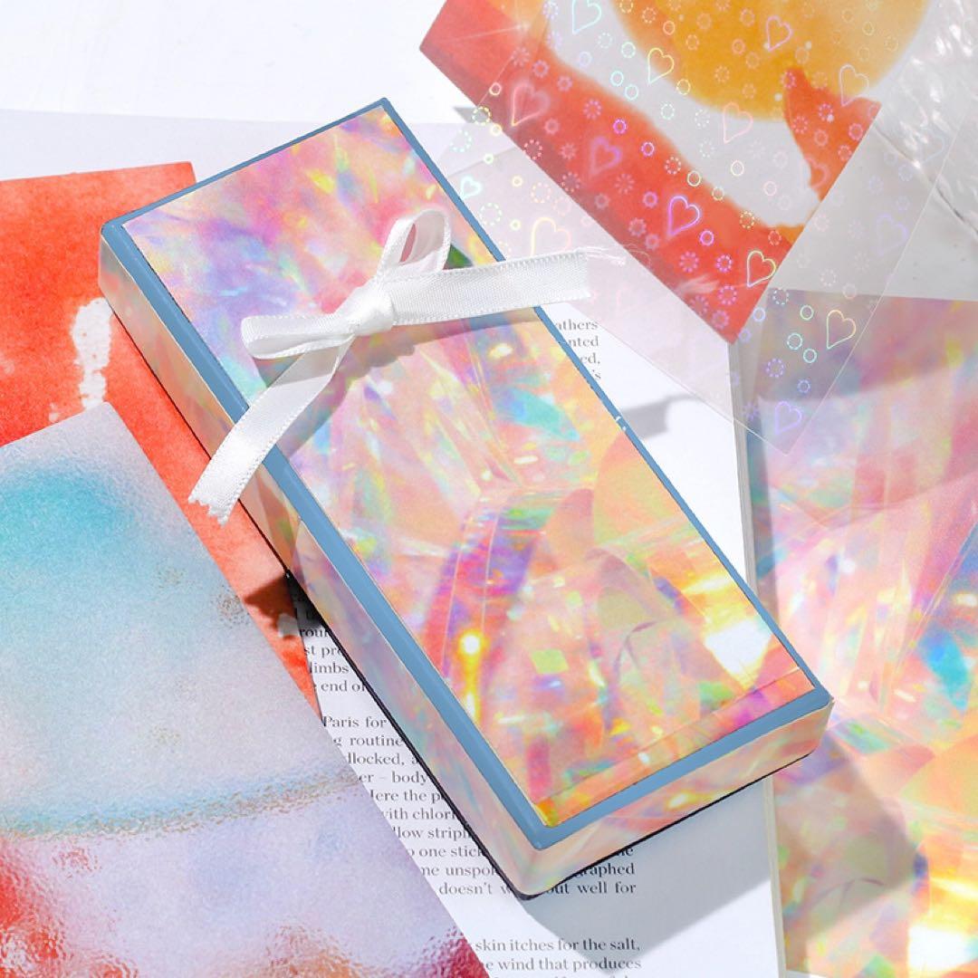 セール　夢影遊蕩シリーズ　清透INS風ベースステッカー　シール　6種　72枚