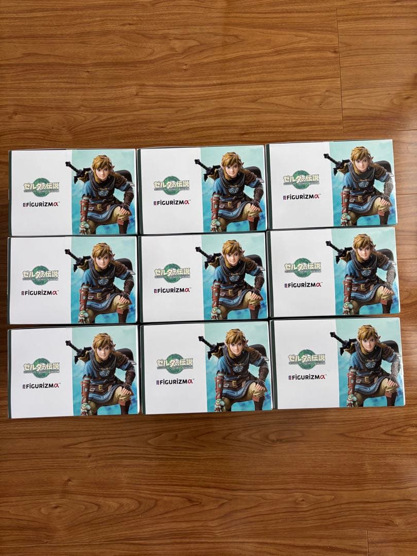 ゼルダの伝説　FiGURiZMα　リンク　フィギュア　9体セット