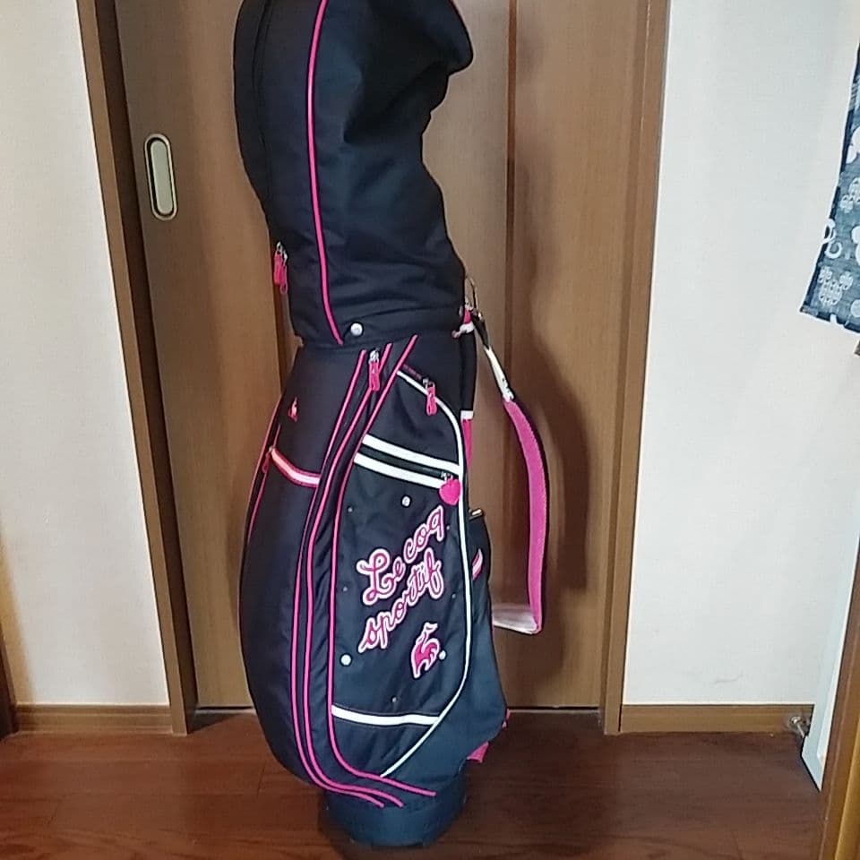 フルセット ルコック le coq 練習用5番 傘 シューズ クラブ7本 カバー