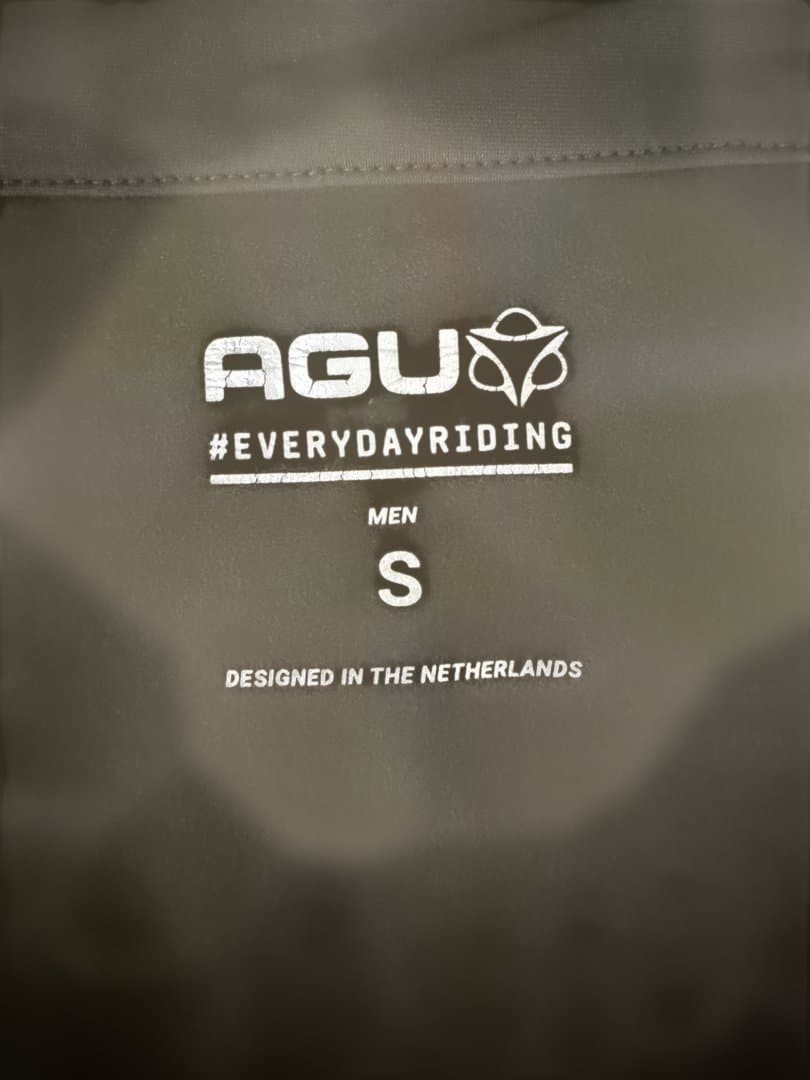 AGU サイクルジャージ S オリーブ