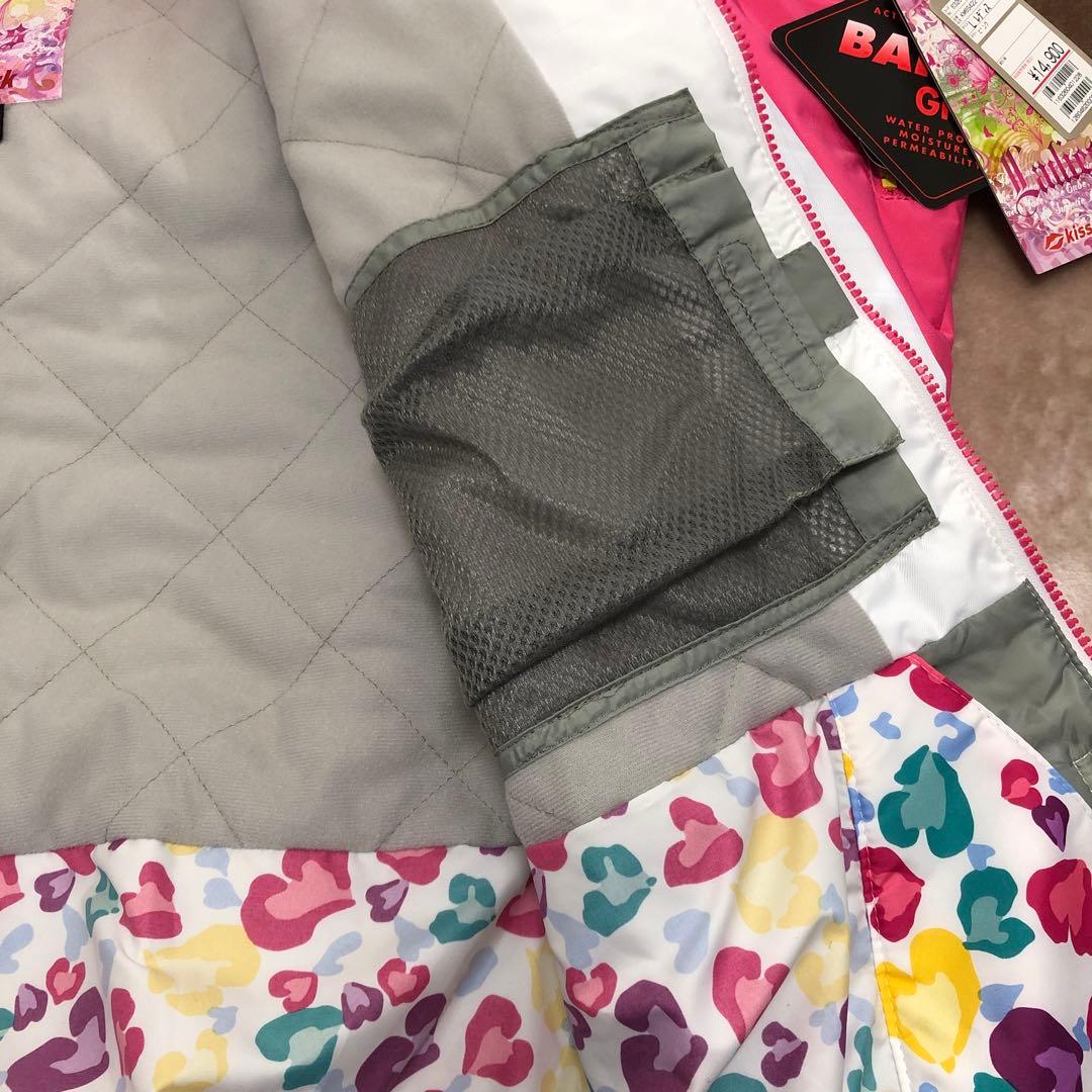 kissmark スノーウェア　レディースML 新品♫ スノーボード　上下セット