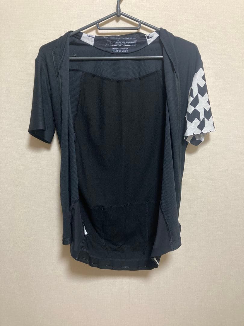 アソス assos サイクルジャージ　Lサイズ サイクルウエア　黒